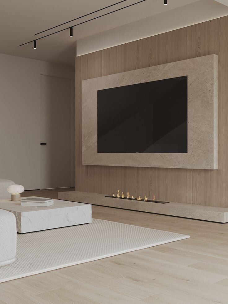 Porselen Mermer Tv Ünitesi