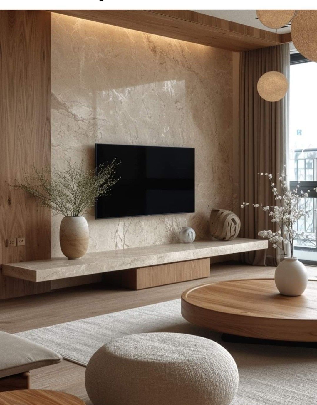 Porselen Mermer Tv Ünitesi