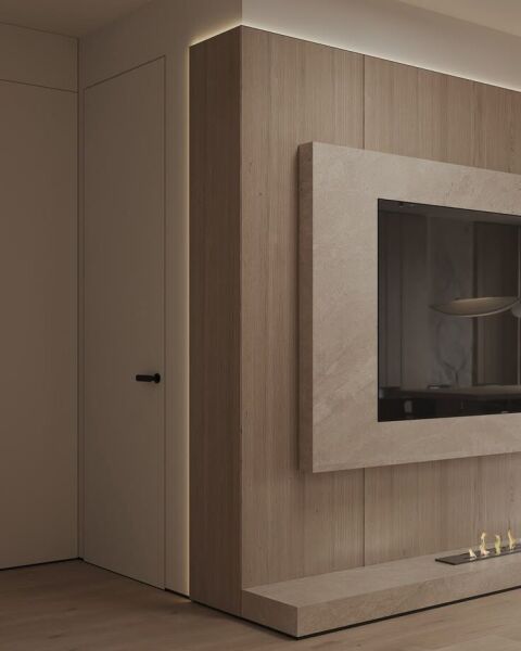 Porselen Mermer Tv Ünitesi