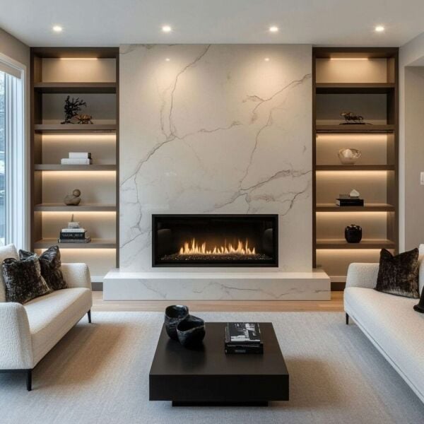 Porselen Mermer Tv Ünitesi