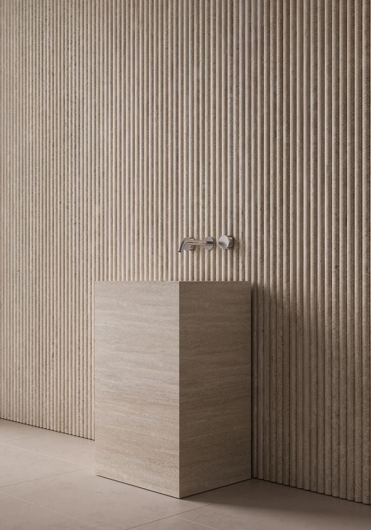 Özel Tasarım Gizli Giderli Porselen Mobilya Kaplamalı Mobilya Aynalı Ayaklı Suni Mermer Kendinden Giderli Monoblok Lavabo