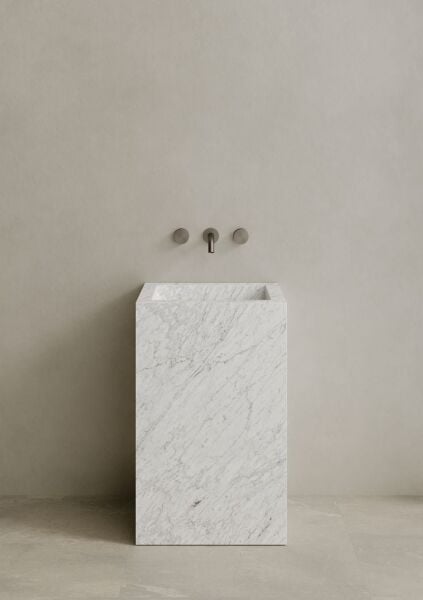 Özel Tasarım Gizli Giderli Porselen Mobilya Kaplamalı Mobilya Aynalı Ayaklı Suni Mermer Kendinden Giderli Monoblok Lavabo